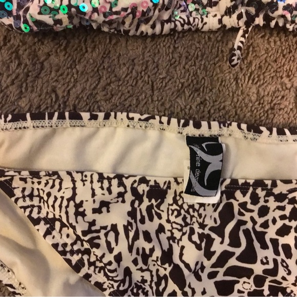 Womens Ninety Nine Degrees Leopard Print String  Bikini - Picture 7 of 7